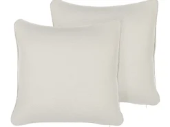 Dekokissen Weis 45 X 45 Cm 2Er Set Heliotrope