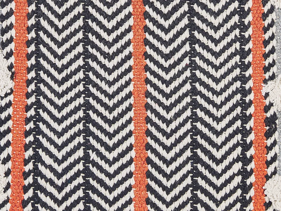 Dekokissen Zickzack Baumwolle Mehrfarbig 45 X 45 Cm Bouvardia