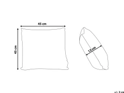 Dekokissen Zickzack Grau 45 X 45 Cm Lupine