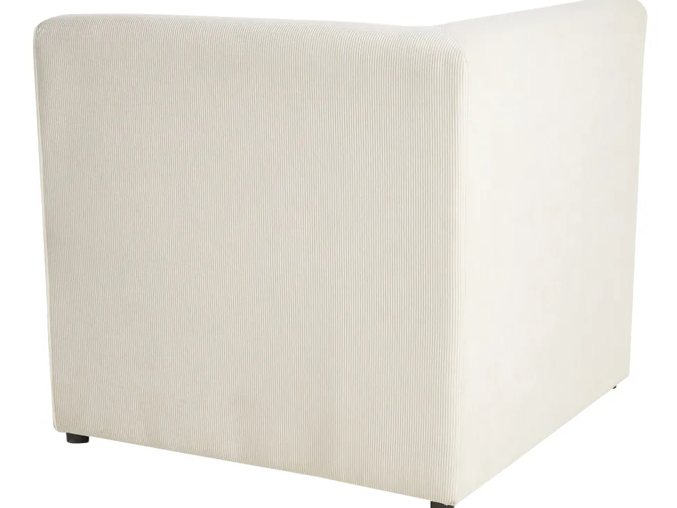 Ecksessel Cord Hellbeige Lemvig