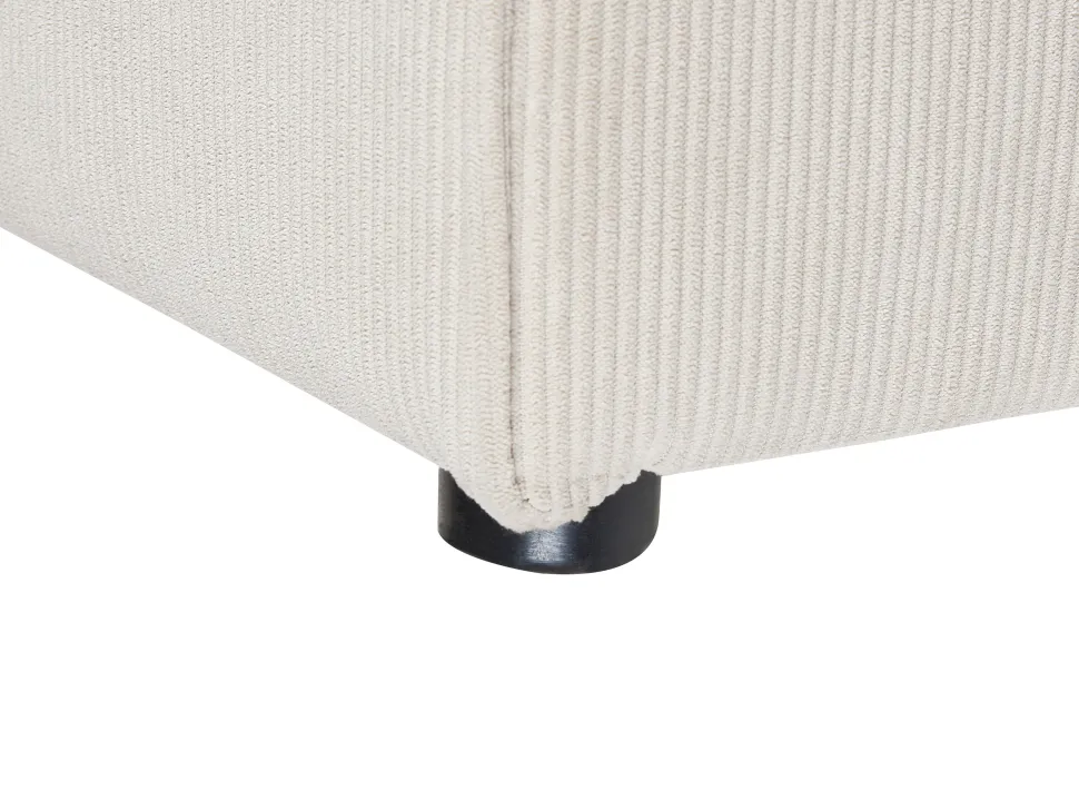 Ecksessel Cord Hellbeige Lemvig