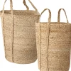 2Er Set Jute Korbe Natur Ornach