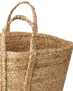 2Er Set Jute Korbe Natur Ornach