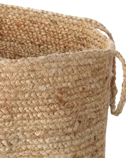 2Er Set Jute Korbe Weis/Blau Gajar
