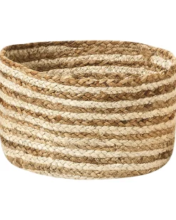 3Er Set Korbe Aus Jute Natur Und Beige Kahu