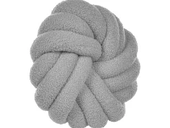 2Er-Set Boucle Knoten Kissen Grau 31 X 31 Cm Akola