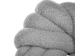 2Er-Set Boucle Knoten Kissen Grau 31 X 31 Cm Akola