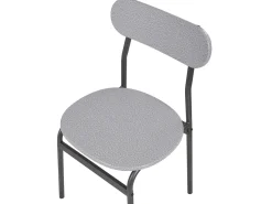 Essgruppe Grau Meliert / Schwarz 4-Sitzer 110 X 70 Cm Velden