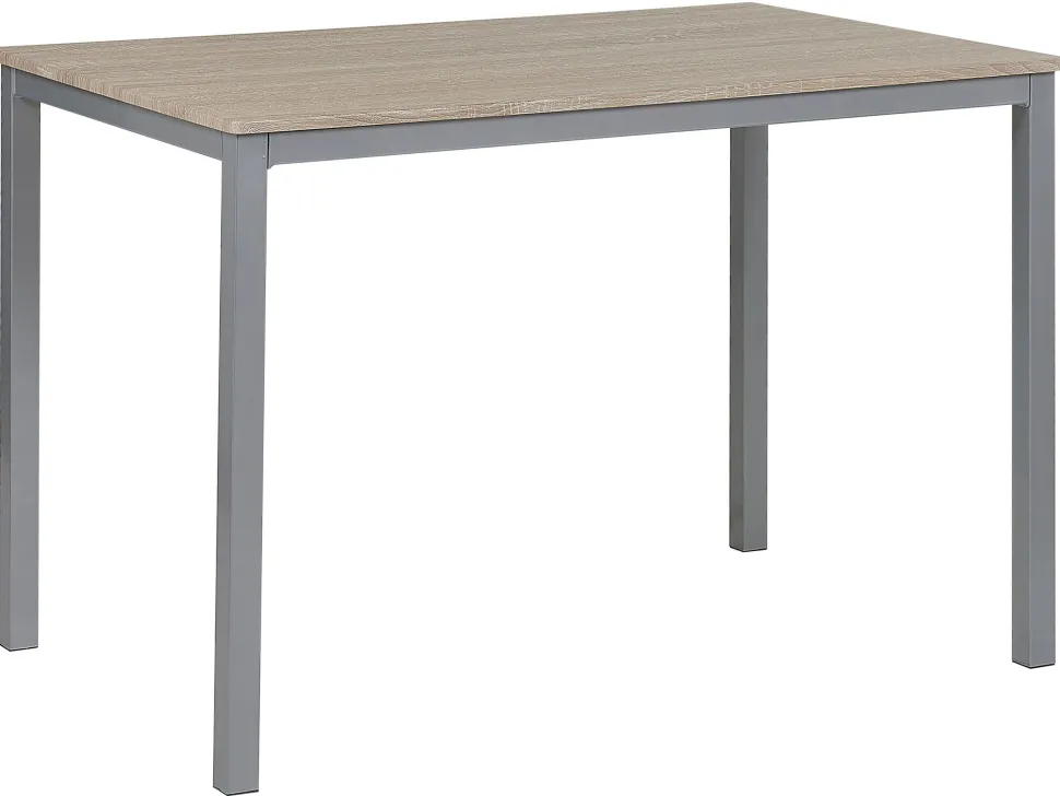 Essgruppe Heller Holzfarbton / Grau 4-Sitzer 110 X 70 Cm Blumberg