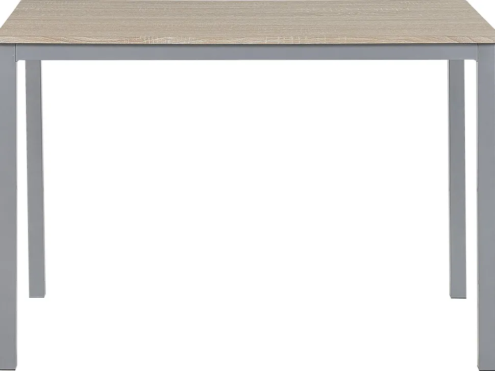 Essgruppe Heller Holzfarbton / Grau 4-Sitzer 110 X 70 Cm Blumberg