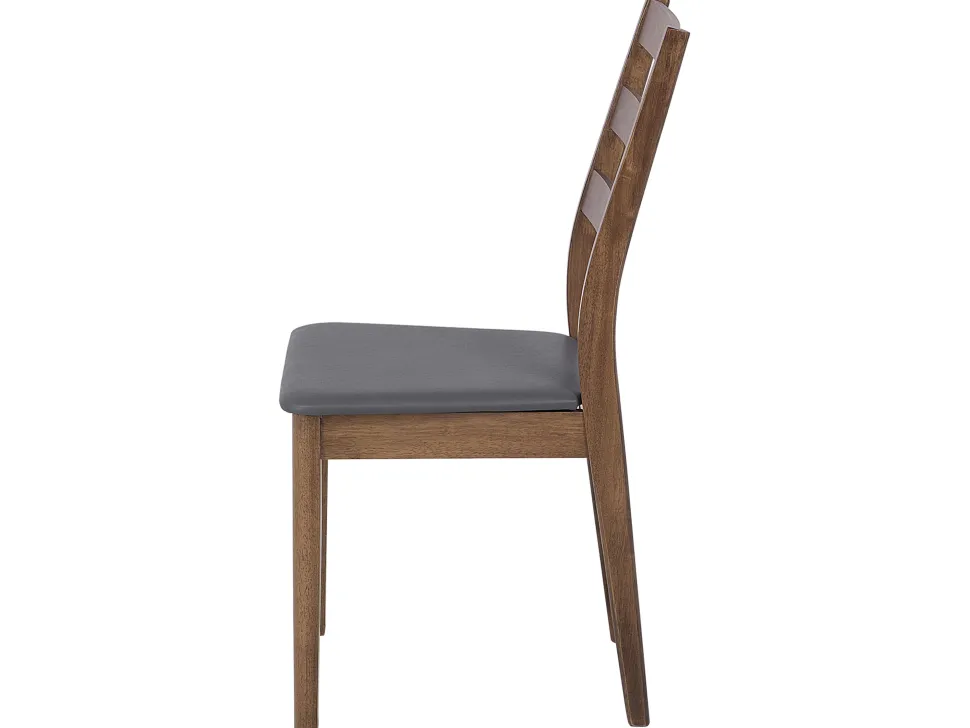 Essgruppe Holz Weis-Braun 4-Sitzer 118 X 77 Cm Modesto
