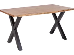 Esstisch Akazienholz Hellbraun / Schwarz 180 X 95 Cm Brooke