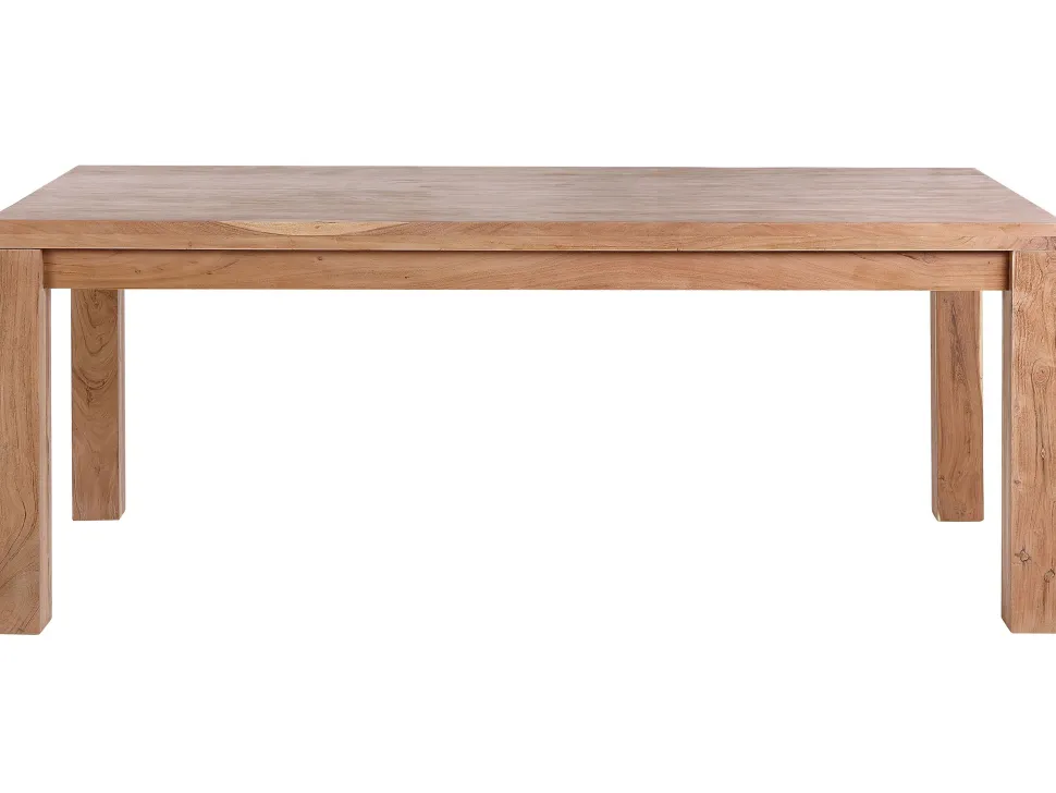 Esstisch Akazienholz Hellbraun 180 X 90 Cm Tesa