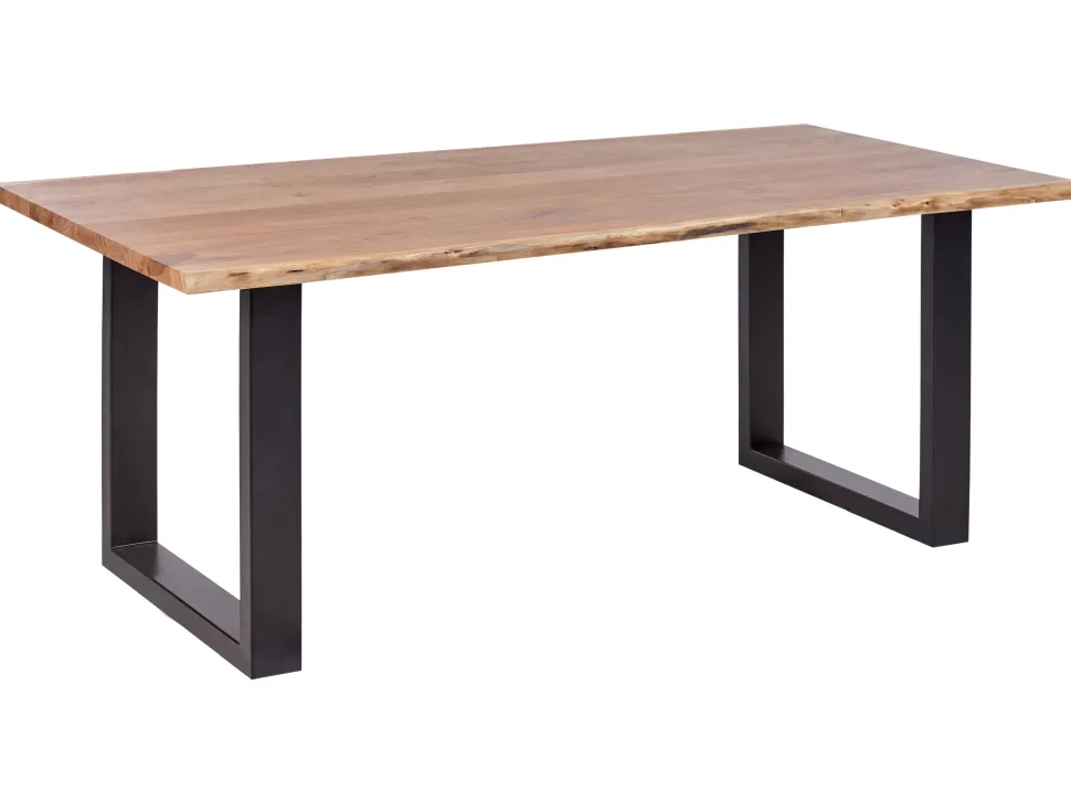 Esstisch Akazienholz Hellbraun 200 X 95 Cm Heby