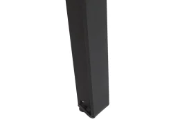 Esstisch Dunkler Holzfarbton / Schwarz 160 X 90 Cm Amares