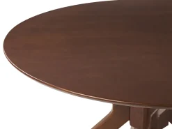 Esstisch Dunkler Holzfarbton 120 Cm Tymis