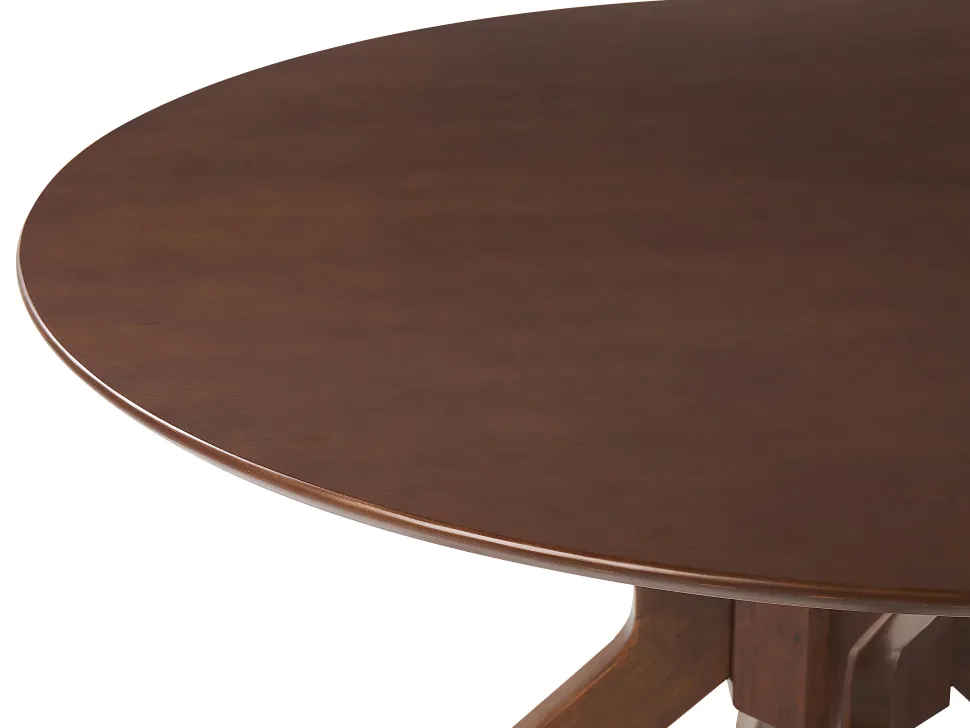 Esstisch Dunkler Holzfarbton 120 Cm Tymis