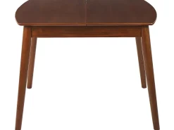 Esstisch Dunkler Holzfarbton 100/130 X 80 Cm Ausziehbar Toms