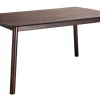 Esstisch Dunkler Holzfarbton 150 X 90 Cm Elba