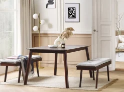Esstisch Dunkler Holzfarbton 150 X 90 Cm Elba