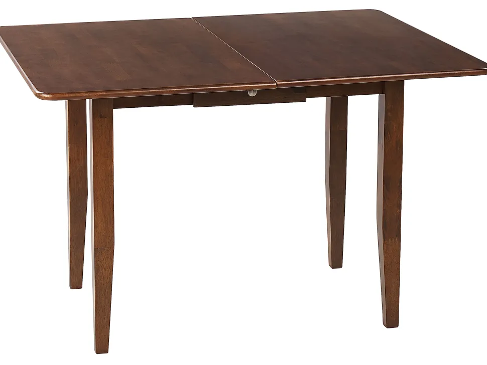 Esstisch Dunkler Holzfarbton 90/120 X 60 Cm Ausziehbar Masela