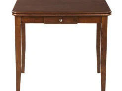 Esstisch Dunkler Holzfarbton 90/120 X 60 Cm Ausziehbar Masela