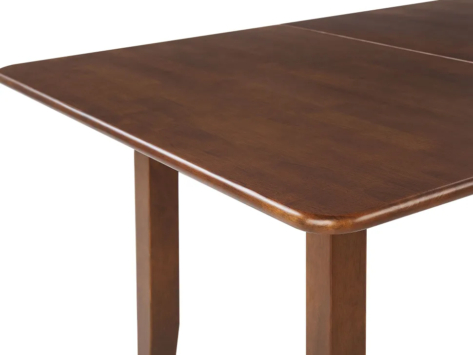 Esstisch Dunkler Holzfarbton 90/120 X 60 Cm Ausziehbar Masela