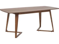 Esstisch Dunkler Holzfarbton 180 X 90 Cm Huxter
