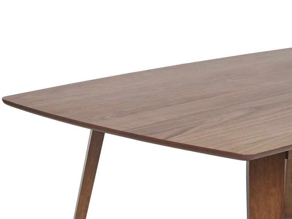 Esstisch Dunkler Holzfarbton 180 X 90 Cm Huxter