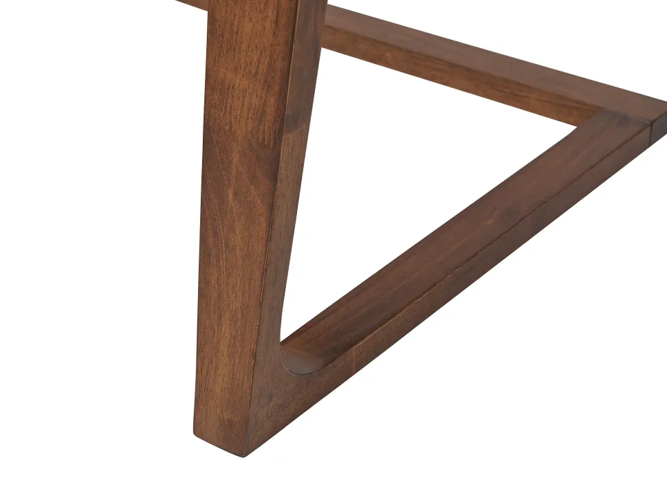 Esstisch Dunkler Holzfarbton 180 X 90 Cm Huxter