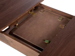 Esstisch Dunkler Holzfarbton 150/190 X 90 Cm Ausziehbar Madox