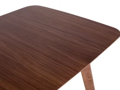 Esstisch Dunkler Holzfarbton 150/190 X 90 Cm Ausziehbar Madox