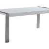 Esstisch Edelstahl Weis 180 X 90 Cm Arctic I