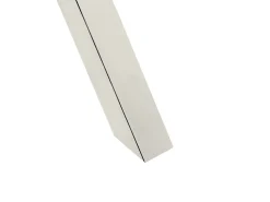 Esstisch Glas / Edelstahl Silber 130 X 70 Cm Florin
