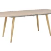 Esstisch Heller Holzfarbton 180/210 X 90 Cm Ausziehbar Haga