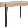 Esstisch Heller Holzfarbton / Schwarz 130 X 80 Cm Cambell