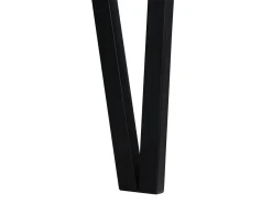 Esstisch Heller Holzfarbton / Schwarz 130 X 80 Cm Cambell