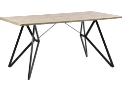 Esstisch Heller Holzfarbton 160 X 90 Cm Buscot