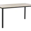 Esstisch Heller Holzfarbton / Schwarz 150 X 90 Cm Hockley