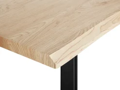 Esstisch Heller Holzfarbton / Schwarz 180 X 90 Cm Graham