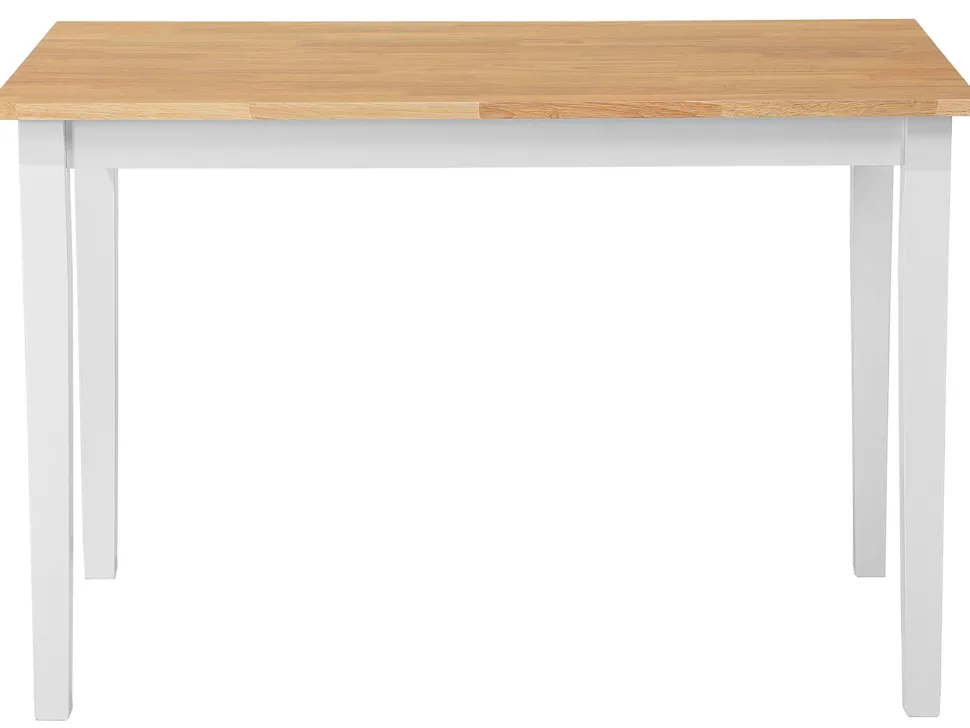 Esstisch Holz Weis 120 X 75 Cm Houston