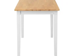 Esstisch Holz Weis 120 X 75 Cm Houston