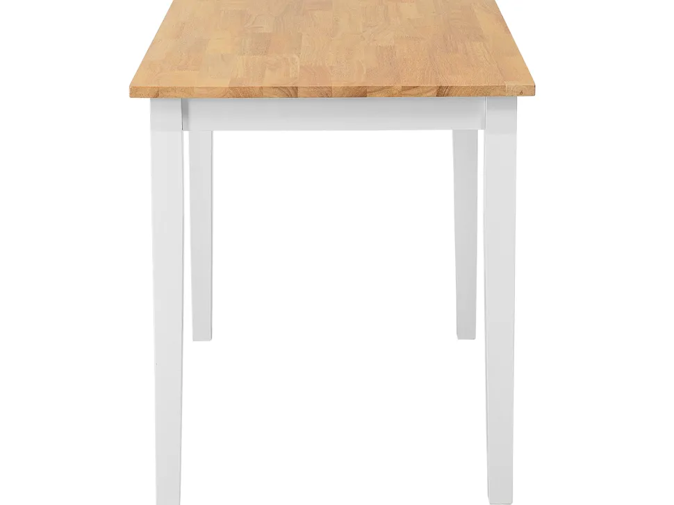 Esstisch Holz Weis 120 X 75 Cm Houston