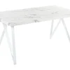 Esstisch Marmor Optik Weis 160 X 90 Cm Grieger