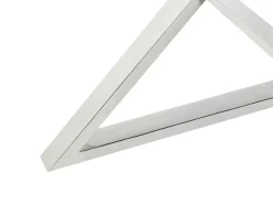 Esstisch Mit Glasplatte Silber Rund 105 Cm Bosco