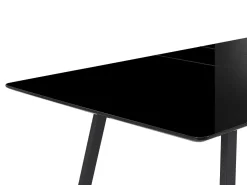 Esstisch Schwarz 150 / 180 X 90 Cm Ausziehbar Touran
