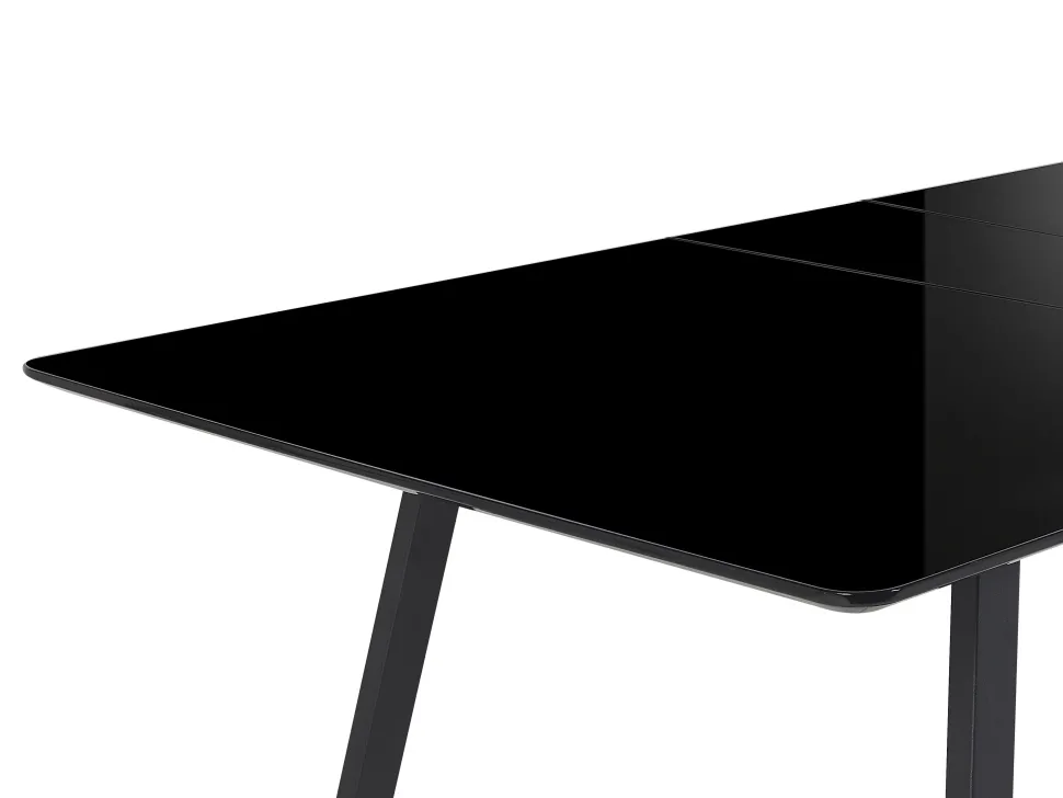 Esstisch Schwarz 150 / 180 X 90 Cm Ausziehbar Touran