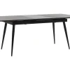Esstisch Schwarz 160 / 200 X 90 Cm Ausziehbar Maldon