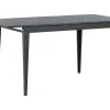 Esstisch Schwarz 120/160 X 80 Cm Ausziehbar Norley