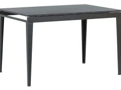 Esstisch Schwarz 120/160 X 80 Cm Ausziehbar Norley